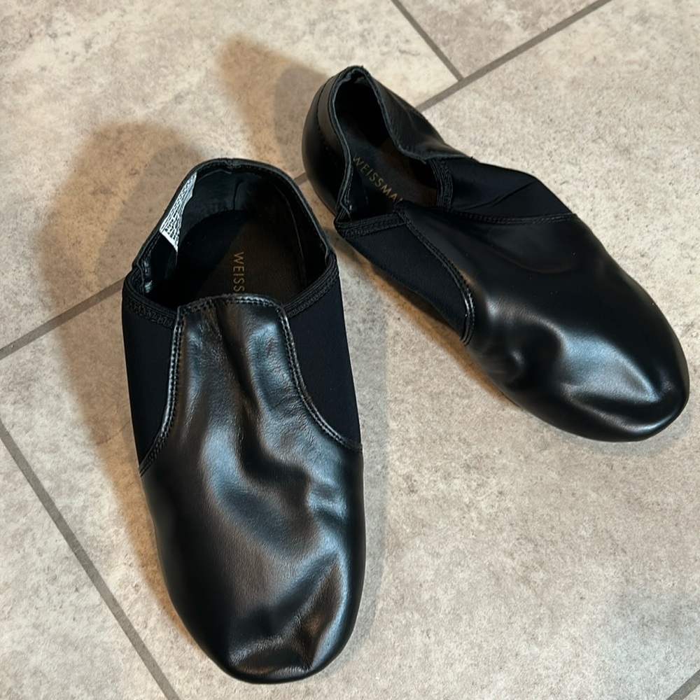 Weissman black jazz boot size 8 AM